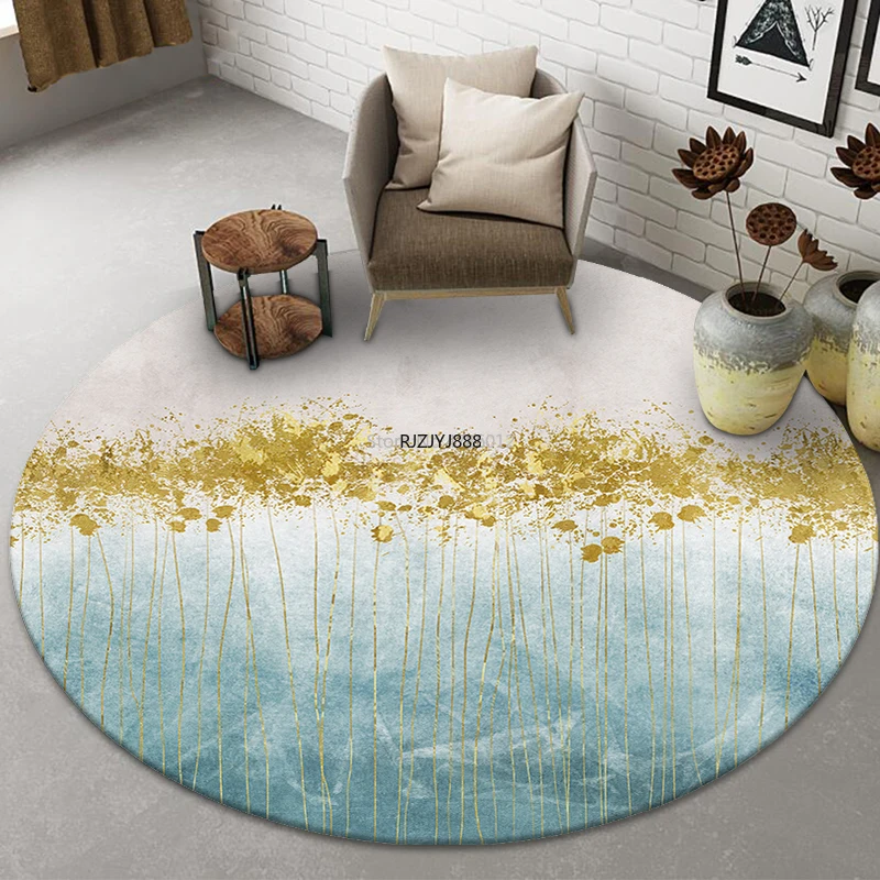Gold Diamond Velvet Round Carpet Computer Chair Swivel Chair Floor Mat Living Room Bedroom Bedside Blanket Customization
Gold Diamond Velvet Round Carpet Computer Chair Swivel Chair Floor Mat Living Room Bedroom Bedside Blanket Customization