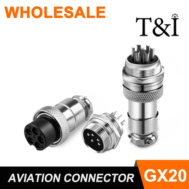 10 Set GX20 2 3 4 5 6 7 8 9 10 15Pins Male & Female Docking Aviator Aviation Plug Socket Circular Nut Connector Cable Connector
10 Set GX20 2 3 4 5 6 7 8 9 10 15Pins Male & Female Docking Aviator Aviation Plug Socket Circular Nut Connector Cable Connector
