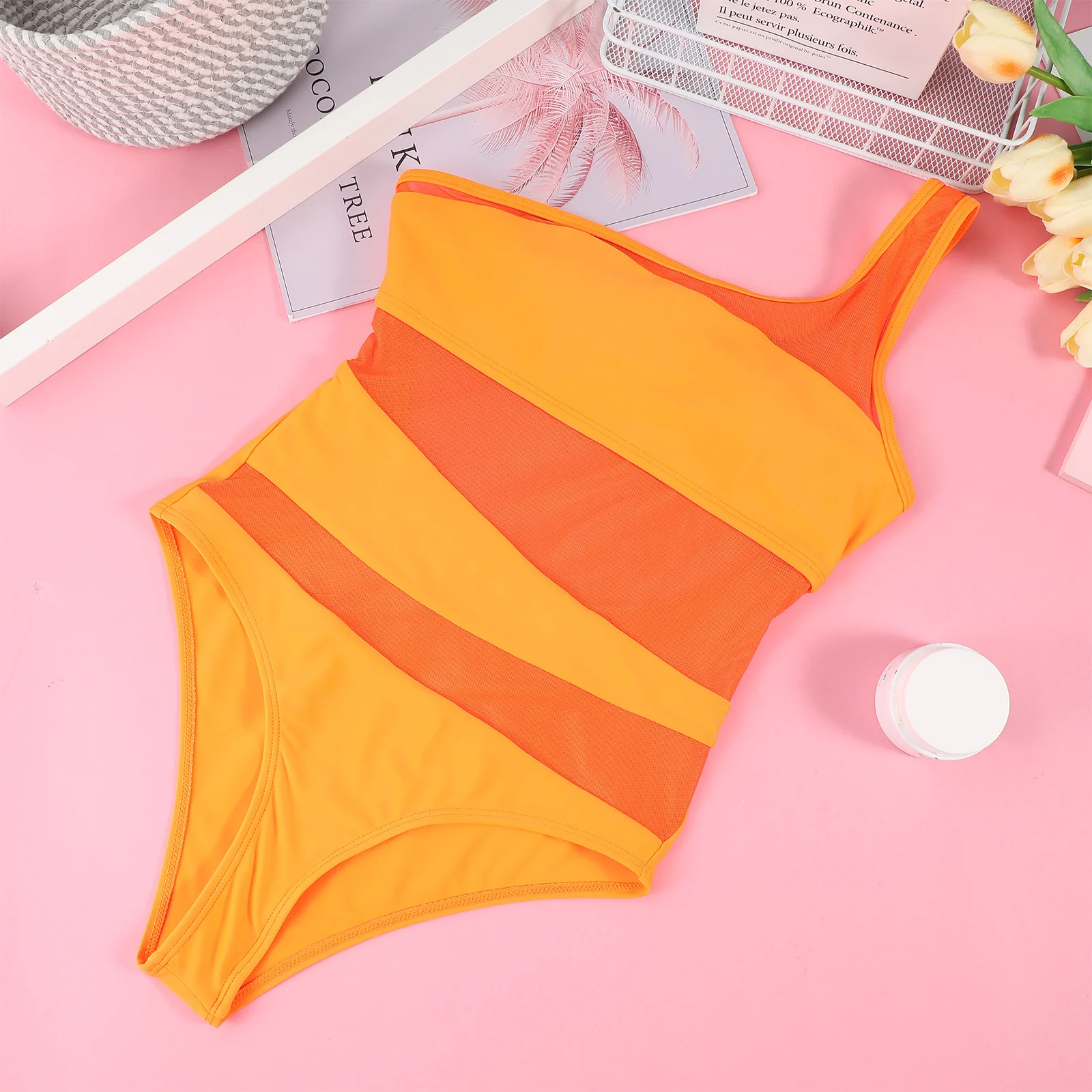 One Piece Swimsuit Women Size Cut Out One Shoulder Swimwear Comfortable Breathable Bathing Suit Swim Suit
One Piece Swimsuit Women Size Cut Out One Shoulder Swimwear Comfortable Breathable Bathing Suit Swim Suit