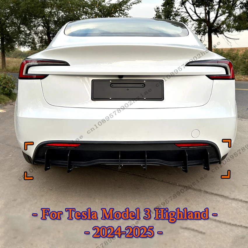 Для Tesla Model 3 Highland 2024-2025 задний бампер, диффузор, спойлер, сплиттер, протектор, Стайлинг автомобиля, автоаксессуары, украшение
Для Tesla Model 3 Highland 2024-2025 задний бампер, диффузор, спойлер, сплиттер, протектор, Стайлинг автомобиля, автоаксессуары, украшение