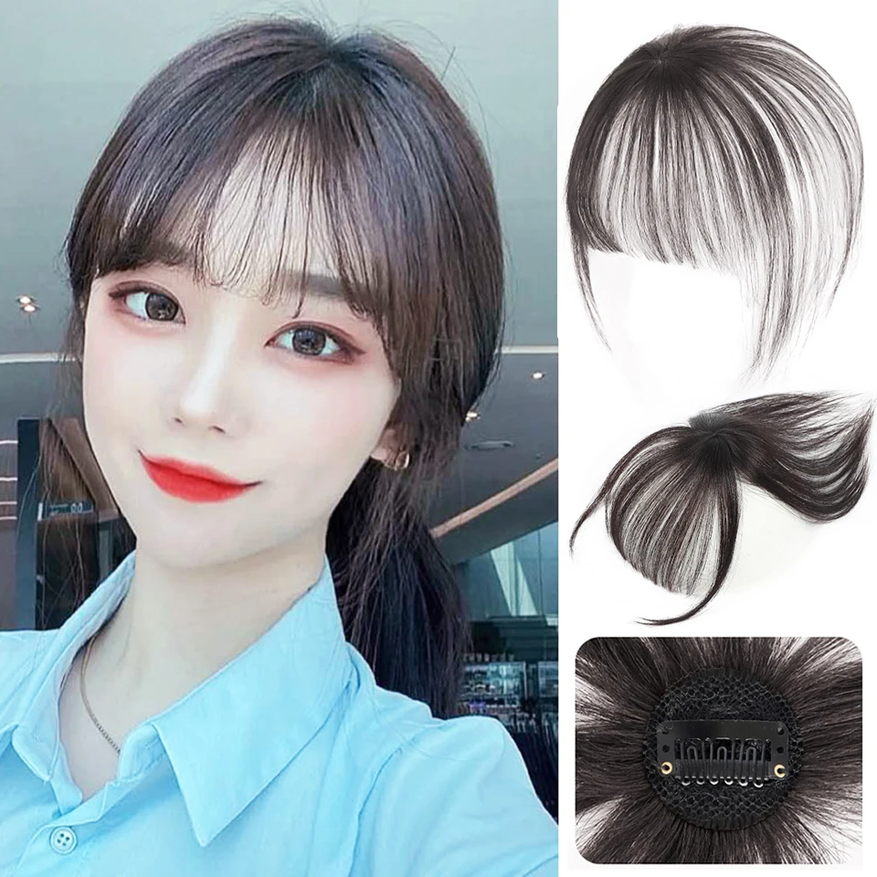 Synthetic French Bangs Wig Piece Female Invisible BB Clip Fluffy Hair Topper 3D Air Bangs Thin Invisible Hairpins
Synthetic French Bangs Wig Piece Female Invisible BB Clip Fluffy Hair Topper 3D Air Bangs Thin Invisible Hairpins