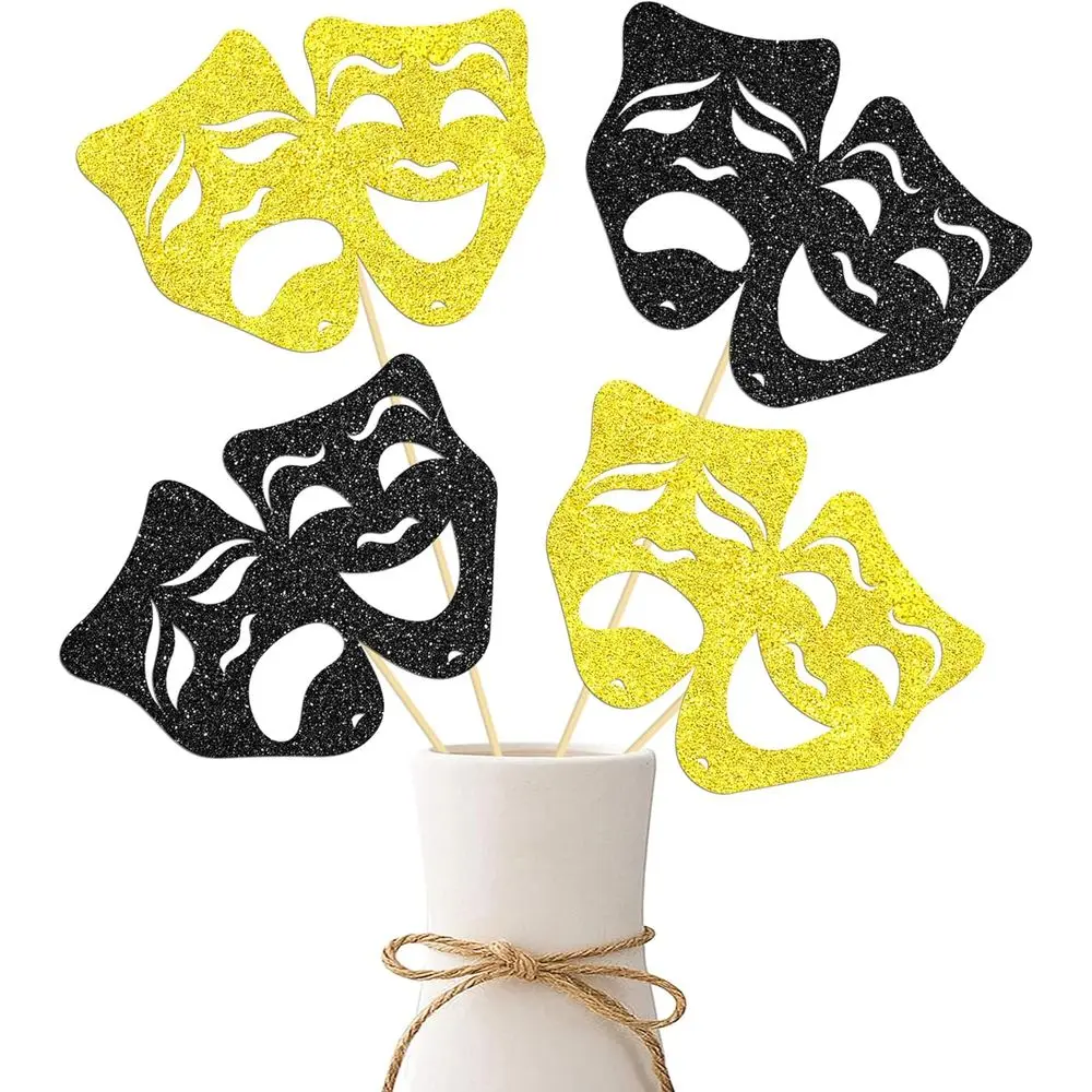 umoni Theatrical Mask Party Centerpiece Sticks Comedy Film Mask Party Supplies 12Pcs Black and Gold Tragedy Mask Table Centerpie
umoni Theatrical Mask Party Centerpiece Sticks Comedy Film Mask Party Supplies 12Pcs Black and Gold Tragedy Mask Table Centerpie