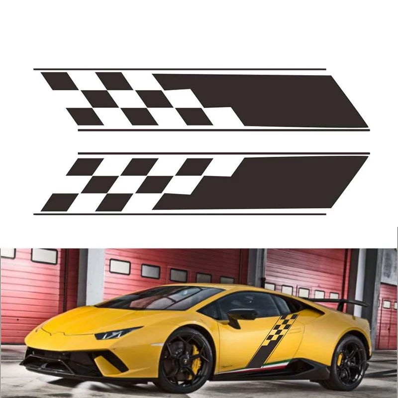 2pcs Car Door Stickers Racing Vinyl Film Automobiles Accessories Black 130x24cm Universal
2pcs Car Door Stickers Racing Vinyl Film Automobiles Accessories Black 130x24cm Universal