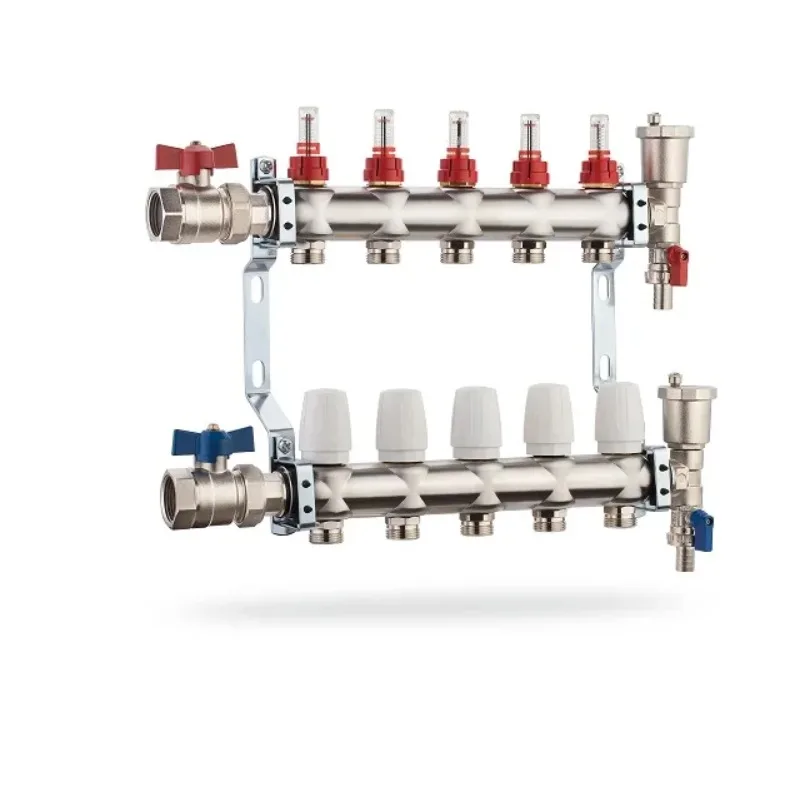 304 Stainless Steel Floor Heating Manifolds for System Usage
304 Stainless Steel Floor Heating Manifolds for System Usage