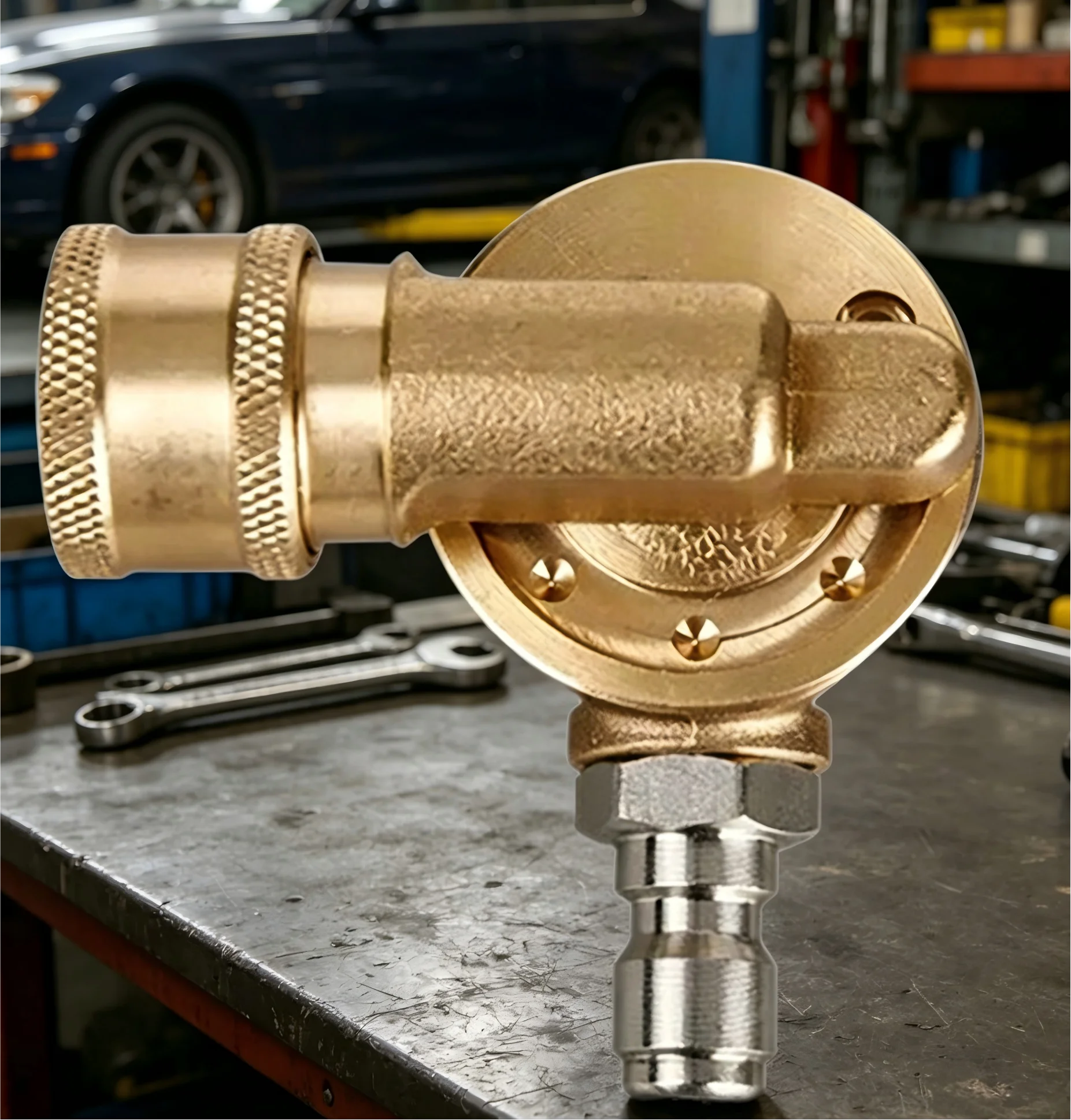 5/7 Gears 4500PSI Heavy Duty Pivoting Coupler With 5 Pressure Washer Nozzles Car Wash Maintenance Accessories
5/7 Gears 4500PSI Heavy Duty Pivoting Coupler With 5 Pressure Washer Nozzles Car Wash Maintenance Accessories