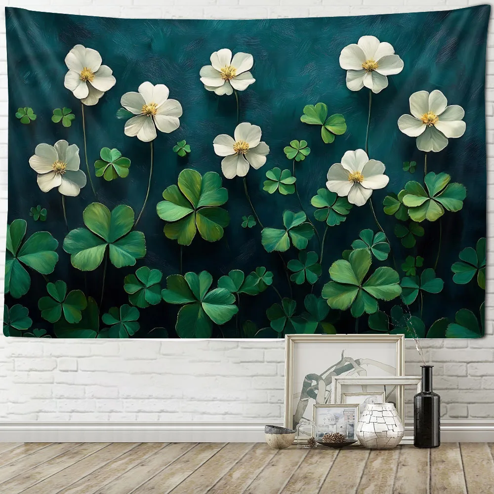 Floral wall tapestry European retro tropical plant wall hanging living room tea room live broadcast home decoration background
Floral wall tapestry European retro tropical plant wall hanging living room tea room live broadcast home decoration background