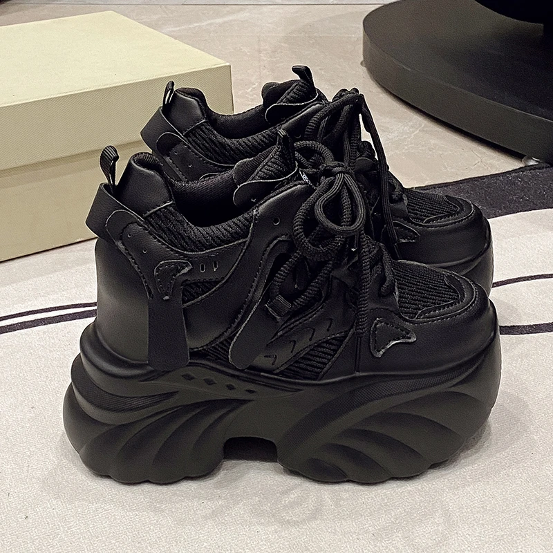 NEW Women Chunky Sneakers Internal 11CM High Platform Breathable Mesh Shoes Ladies Wedges Casual Shoes For Woman Sports Dad Shoe
NEW Women Chunky Sneakers Internal 11CM High Platform Breathable Mesh Shoes Ladies Wedges Casual Shoes For Woman Sports Dad Shoe