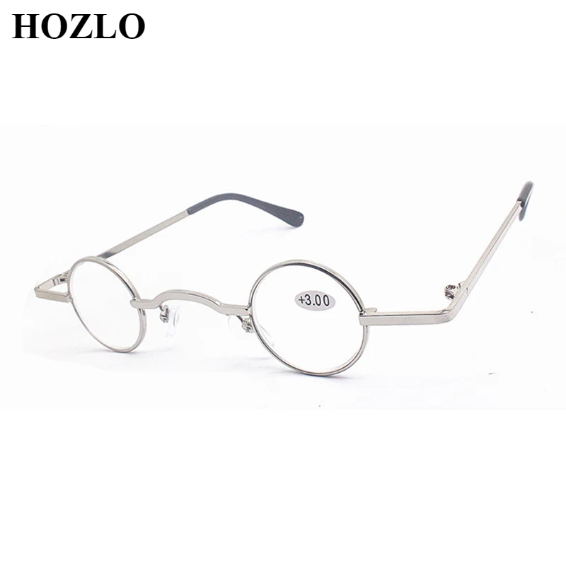 Retro Mini Round Reading Glasses for Women Men Metal Presbyopia Eyeglasses Magnifier Black/Silver Hyperopia Spectacles +1.0~+3.5
Retro Mini Round Reading Glasses for Women Men Metal Presbyopia Eyeglasses Magnifier Black/Silver Hyperopia Spectacles +1.0~+3.5