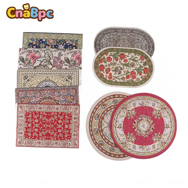1Pc 1:12 Dollhouse Miniature Floor Rug Cover Carpet Floor Mat Woven Carpet Model DollHouse Bedroom Living Room Decor Accessories
1Pc 1:12 Dollhouse Miniature Floor Rug Cover Carpet Floor Mat Woven Carpet Model DollHouse Bedroom Living Room Decor Accessories
