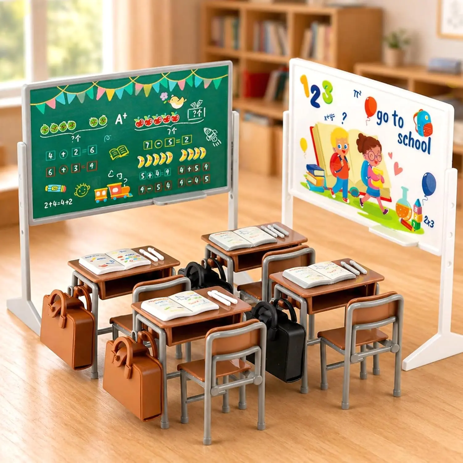 34Pcs Mini School Supplies Set for Dollhouse Classroom Decor
34Pcs Mini School Supplies Set for Dollhouse Classroom Decor