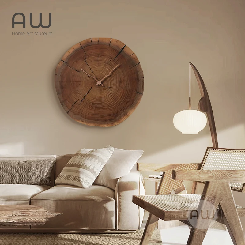 2025 New Arrival Wabi-Sabi Retro Tree Ring Wall Clock - Creative Silent Decorative Clock for Living Room & Dining Room
2025 New Arrival Wabi-Sabi Retro Tree Ring Wall Clock - Creative Silent Decorative Clock for Living Room & Dining Room