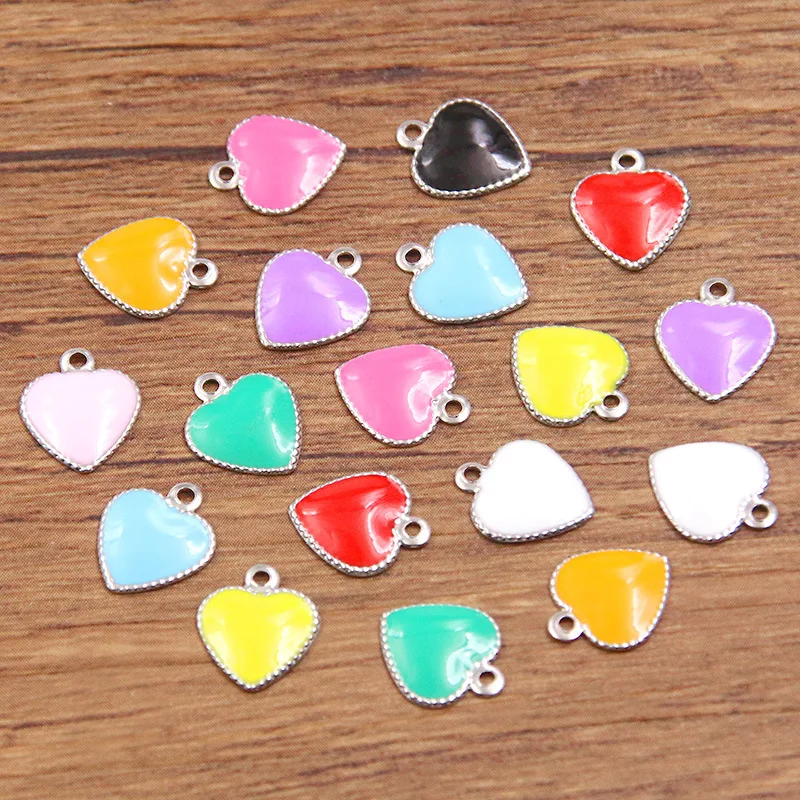 20PCS Fashionable Stainless Steel Enamel Love Small Pendant Personalized DIY Jewelry Handmade Accessories Wholesale Direct Sales
20PCS Fashionable Stainless Steel Enamel Love Small Pendant Personalized DIY Jewelry Handmade Accessories Wholesale Direct Sales