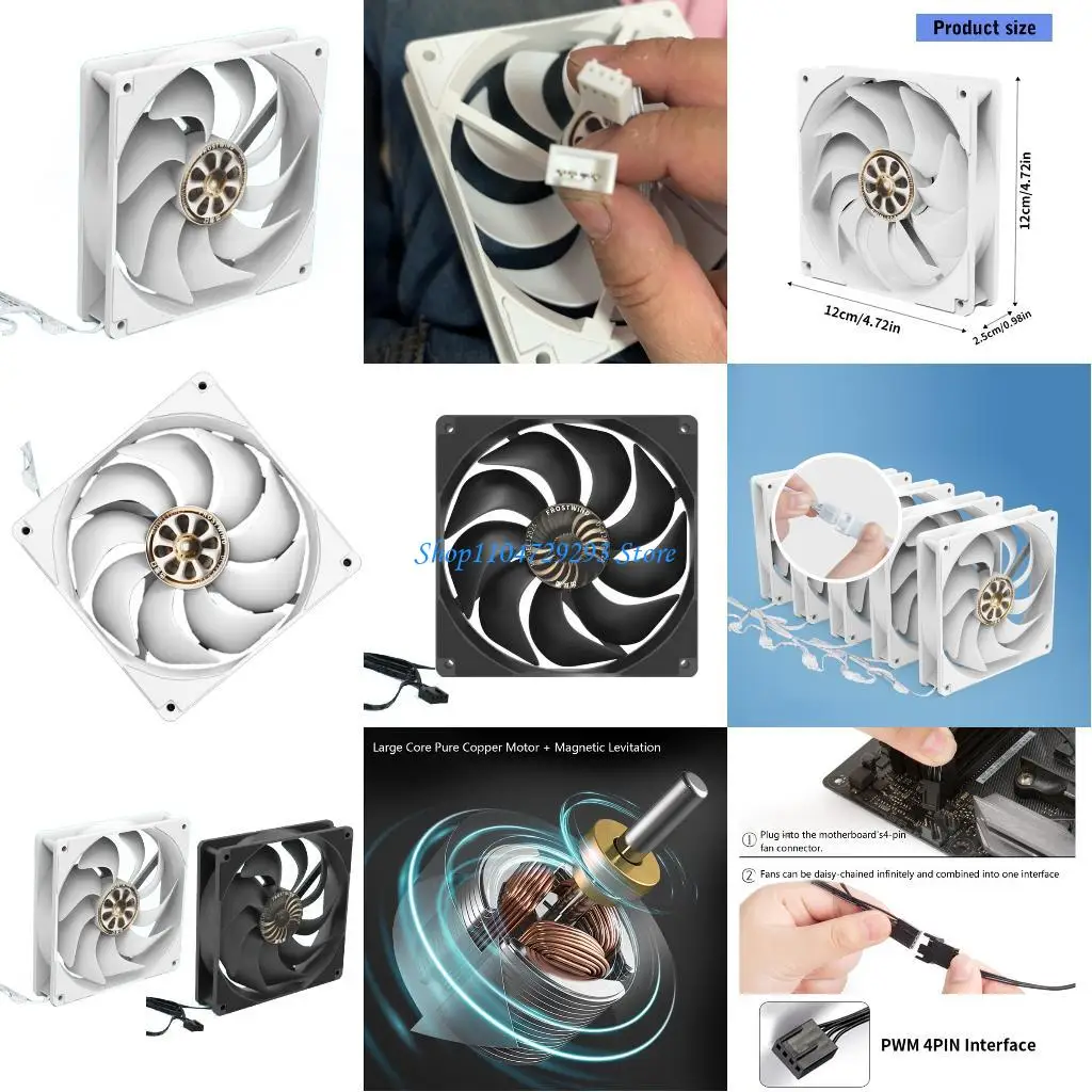 Y2GD Quiet 12025 12CM PC Cooling Fan Automatic Speed Adjustment High Compatibility
Y2GD Quiet 12025 12CM PC Cooling Fan Automatic Speed Adjustment High Compatibility