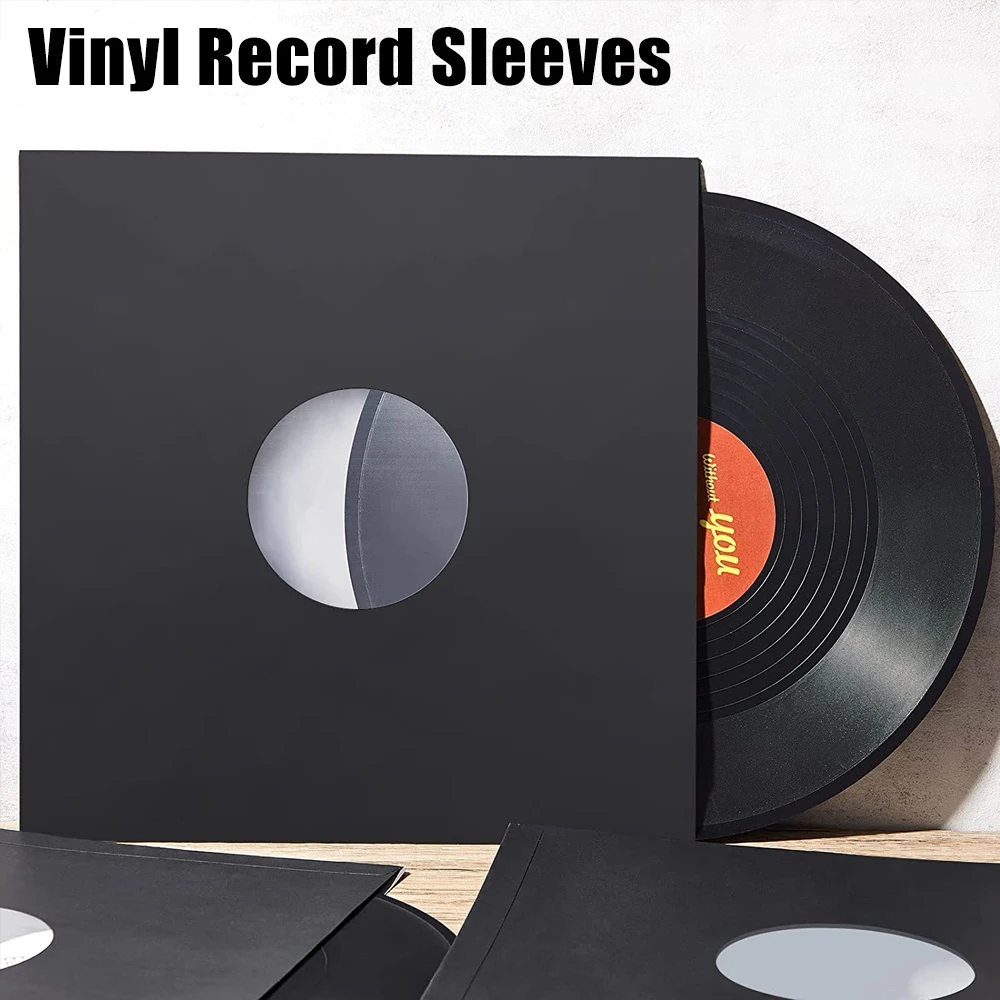 20pcs Black Paper & Poly Lined Record Inner sleeves for LP Vinyl Records, 12/10/7inch LP Vinyl Jacket Cover Case for Audiophile
20pcs Black Paper & Poly Lined Record Inner sleeves for LP Vinyl Records, 12/10/7inch LP Vinyl Jacket Cover Case for Audiophile