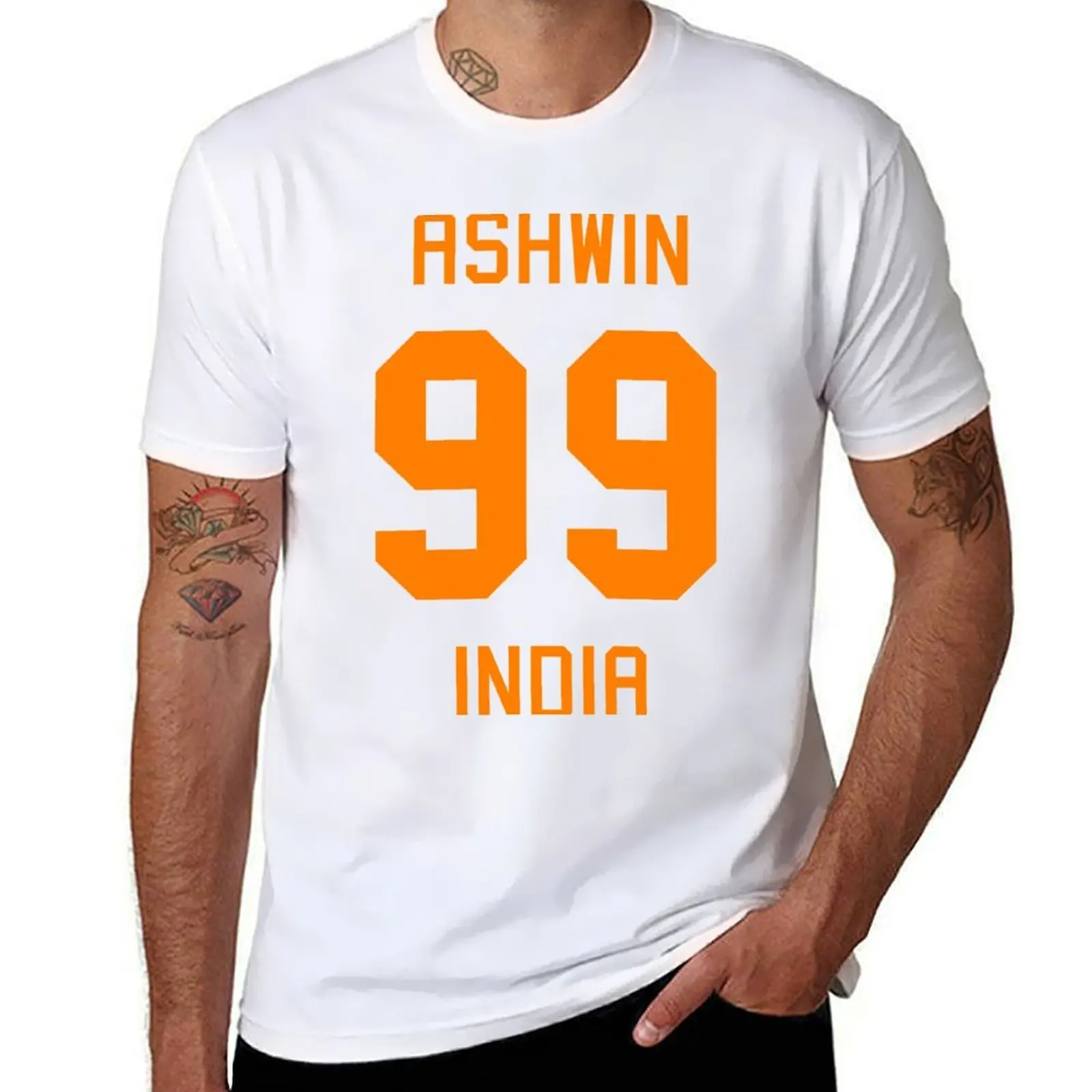 Ravichandran Ashwin 99 Indian Cricket Jersey T-Shirt t shirts for man pack cotton t shirts for man cotton soft T-Shirt
Ravichandran Ashwin 99 Indian Cricket Jersey T-Shirt t shirts for man pack cotton t shirts for man cotton soft T-Shirt