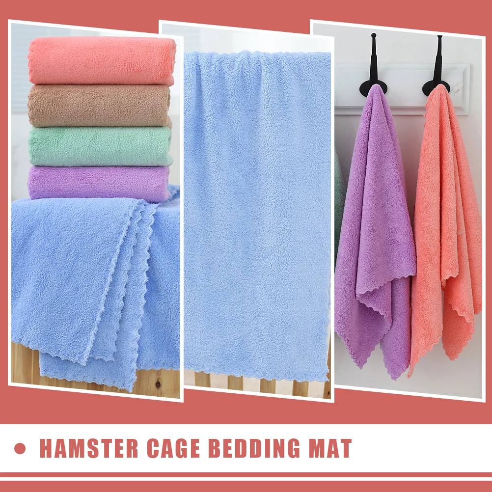 5 Pcs Guinea Pig Soft Blanket Absorbent Flannel Quick Dry Bath Towel Pet Bedding Hamster Cage Mat Water Absorbing Durable
5 Pcs Guinea Pig Soft Blanket Absorbent Flannel Quick Dry Bath Towel Pet Bedding Hamster Cage Mat Water Absorbing Durable