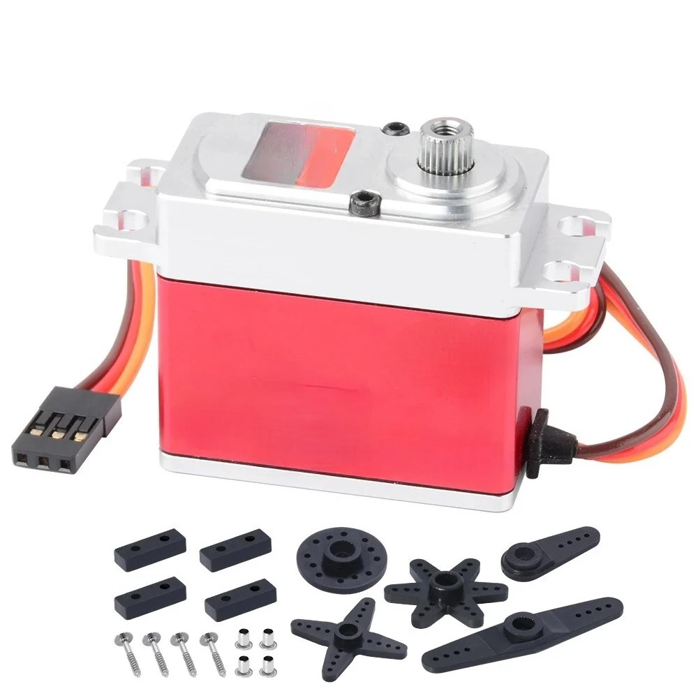 High Voltage Digital Limit Steering Gear 47kg Large Torque All Metal Steering Gear
High Voltage Digital Limit Steering Gear 47kg Large Torque All Metal Steering Gear