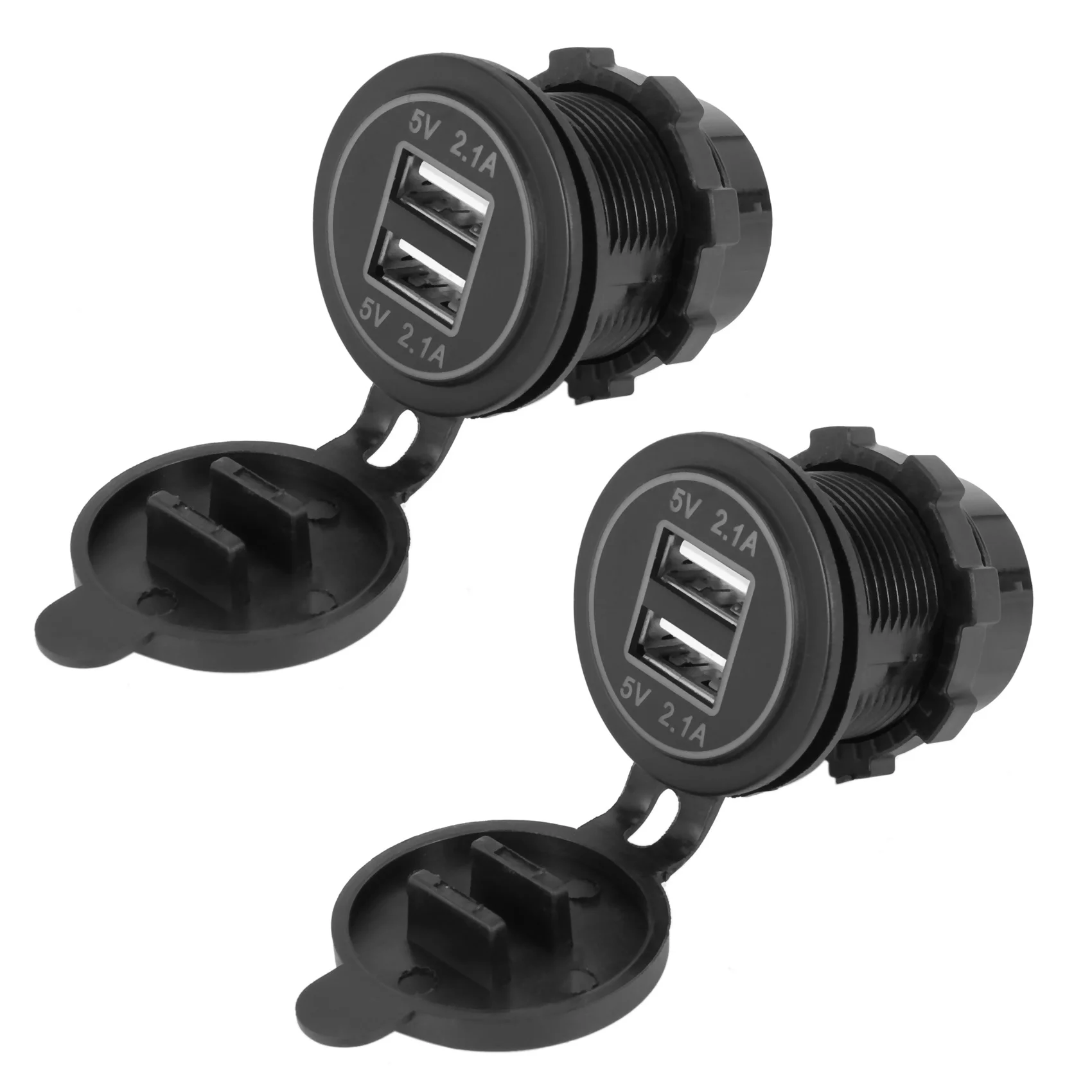 2X 5V 4.2A Dual 2USB Charger Socket Adapter Power Outlet for 12V 24V Car Motorcycle(Blue)
2X 5V 4.2A Dual 2USB Charger Socket Adapter Power Outlet for 12V 24V Car Motorcycle(Blue)