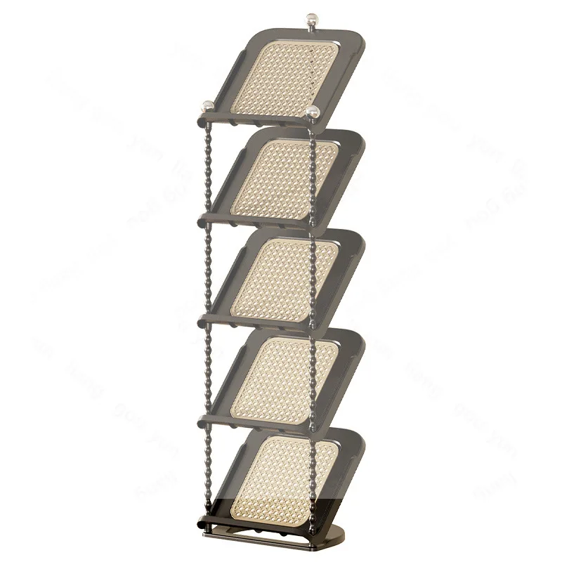 Floor-to-ceiling medieval rattan inclined shoe rack behind the door Multi-layer entrance Corner rack Space-saving multi-purpose
Floor-to-ceiling medieval rattan inclined shoe rack behind the door Multi-layer entrance Corner rack Space-saving multi-purpose