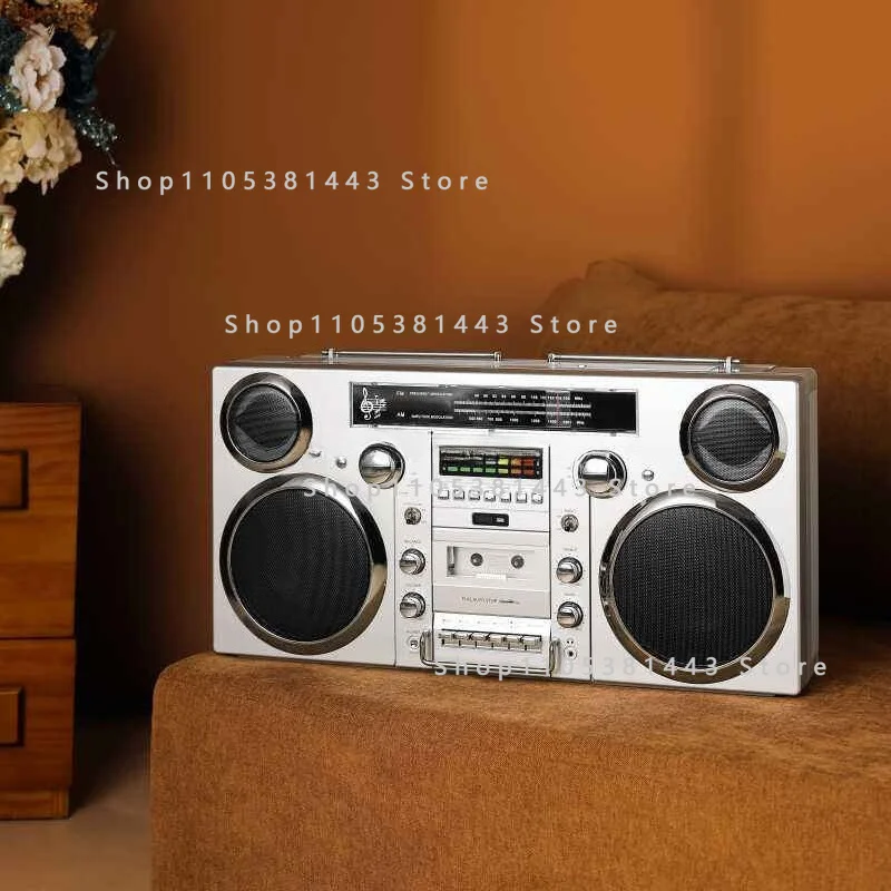 CD Player Bluetooth Speaker Multi-Function High Power Portable Outdoor Sound System Retro Tape Recorder Radio
CD Player Bluetooth Speaker Multi-Function High Power Portable Outdoor Sound System Retro Tape Recorder Radio