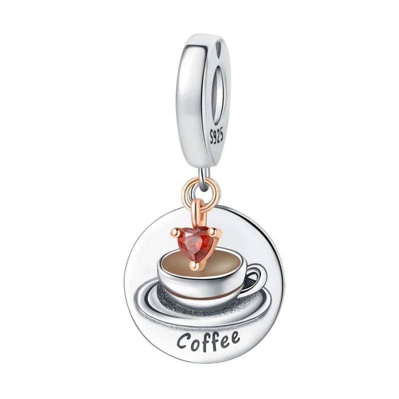 CYCUFF 2025 New 925 Silver Zircon Love coffee pendant Charm Beads For Women DIY Bracelet Necklace Jewelry Accessories Gifts
CYCUFF 2025 New 925 Silver Zircon Love coffee pendant Charm Beads For Women DIY Bracelet Necklace Jewelry Accessories Gifts