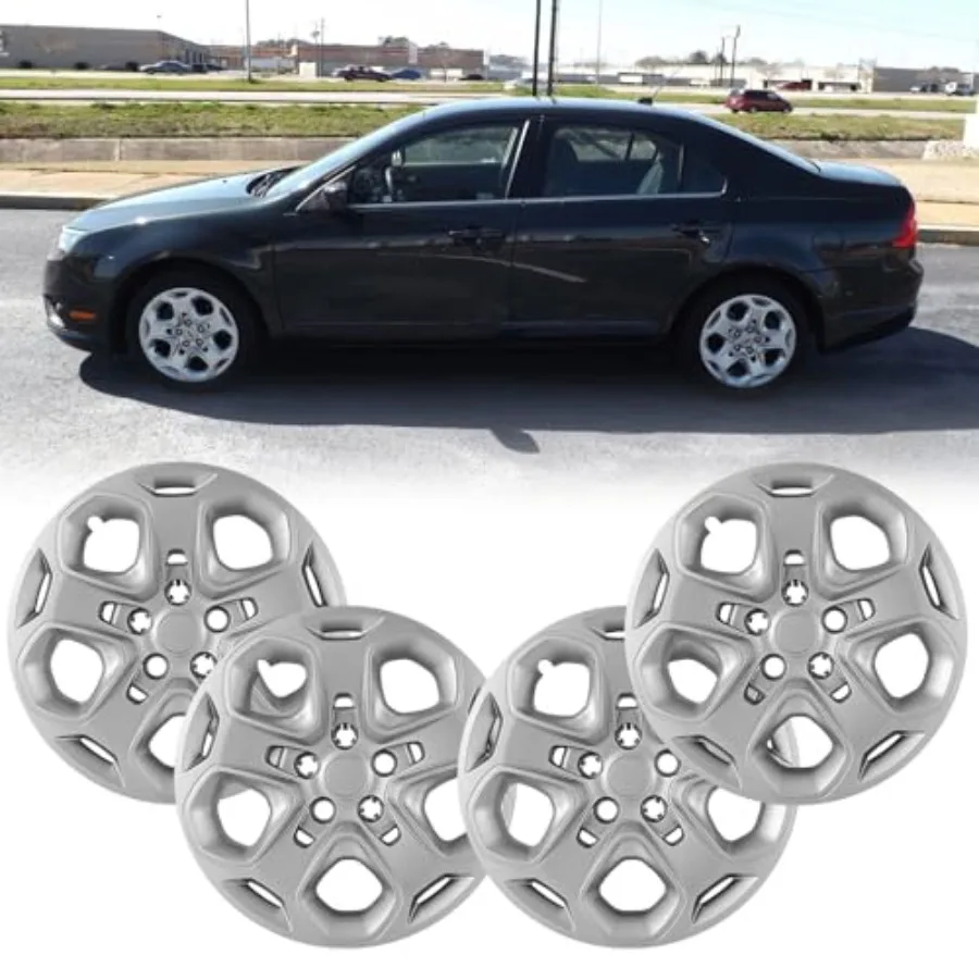 17" Hubcaps Wheel Covers for 2010-2012 Ford Fusion ABS Hubcap Replacement for 10-12 Fusion Set of 4 17 inch Sliver
17" Hubcaps Wheel Covers for 2010-2012 Ford Fusion ABS Hubcap Replacement for 10-12 Fusion Set of 4 17 inch Sliver