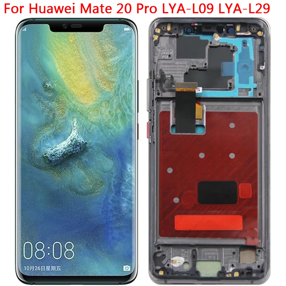 6.39" Mate 20 Pro Original LCD For Huawei Mate 20 Pro LYA-L09 L29 LCD Display Touch Screen With Frame Assembly
6.39" Mate 20 Pro Original LCD For Huawei Mate 20 Pro LYA-L09 L29 LCD Display Touch Screen With Frame Assembly