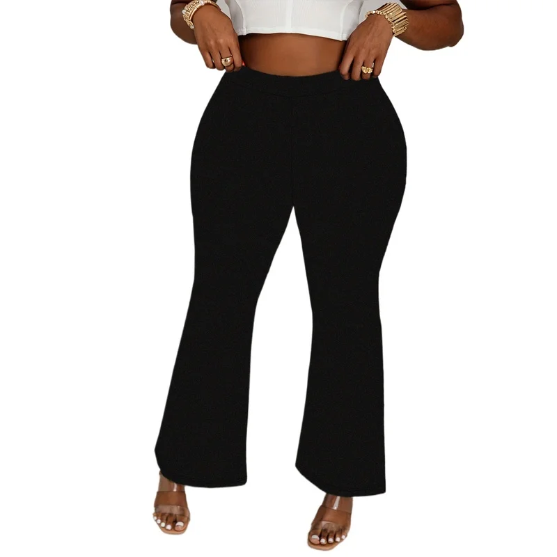 Plus Size Women All Day Comfort Elastic Waist Flare Pants
Plus Size Women All Day Comfort Elastic Waist Flare Pants