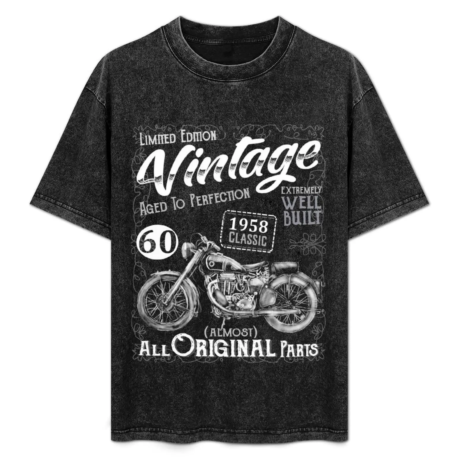 60th Birthday Vintage Illustration T-Shirt Casual Fashion Print Tee Top
60th Birthday Vintage Illustration T-Shirt Casual Fashion Print Tee Top