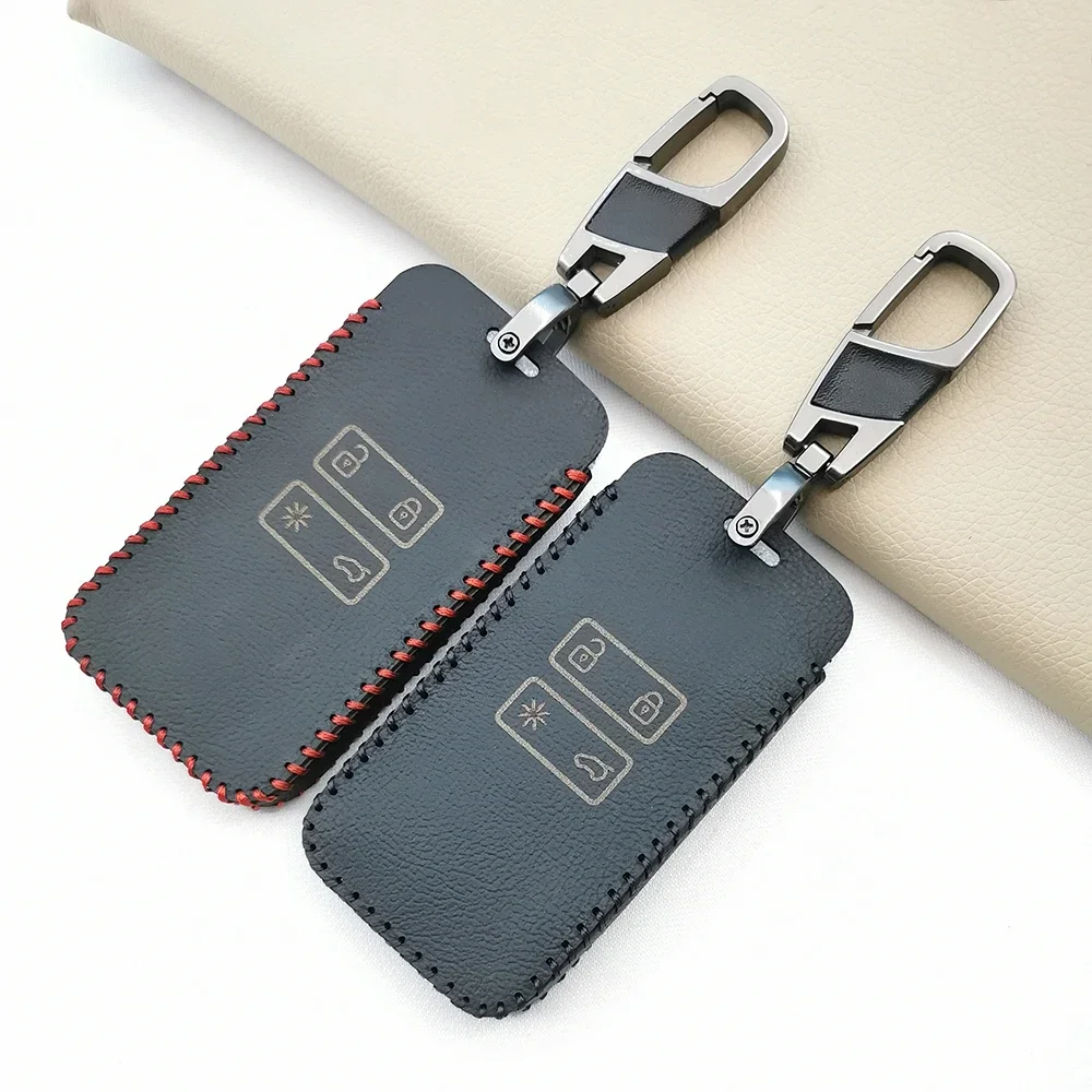 Leather Key Case Cover For Renault CAPTUR TALISMAN Clio Espace Megane Scenic Koleos 4 2016-2019 Keyless Remote Ccard Accessories
Leather Key Case Cover For Renault CAPTUR TALISMAN Clio Espace Megane Scenic Koleos 4 2016-2019 Keyless Remote Ccard Accessories