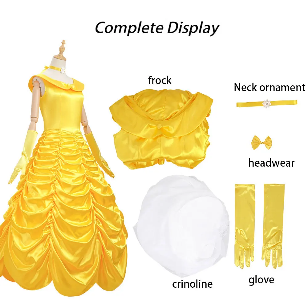 Halloween cosplay dress, Grimm's Fairy Tale Beauty and Beast Bell dress, cosplay performance costume, women's clothing
Halloween cosplay dress, Grimm's Fairy Tale Beauty and Beast Bell dress, cosplay performance costume, women's clothing