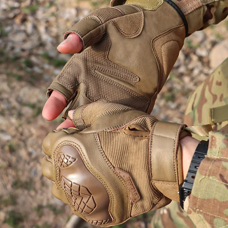 Tactical gloves half-finger military fan sports cycling mountaineering anti-skid special forces training protection wear-resista
Tactical gloves half-finger military fan sports cycling mountaineering anti-skid special forces training protection wear-resista