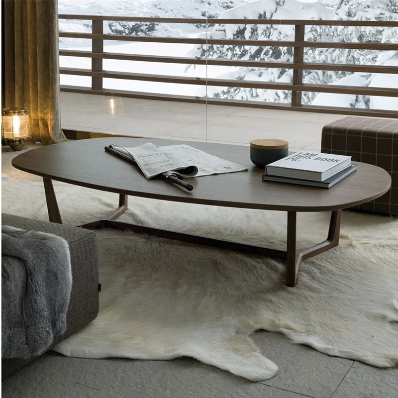 Овальный журнальный столик в скандинавской мебели, очень простой американский журнальный столик из массива ясеня, дизайнерский журнальный столик с тонкими краями 
Овальный журнальный столик в скандинавской мебели, очень простой американский журнальный столик из массива ясеня, дизайнерский журнальный столик с тонкими краями