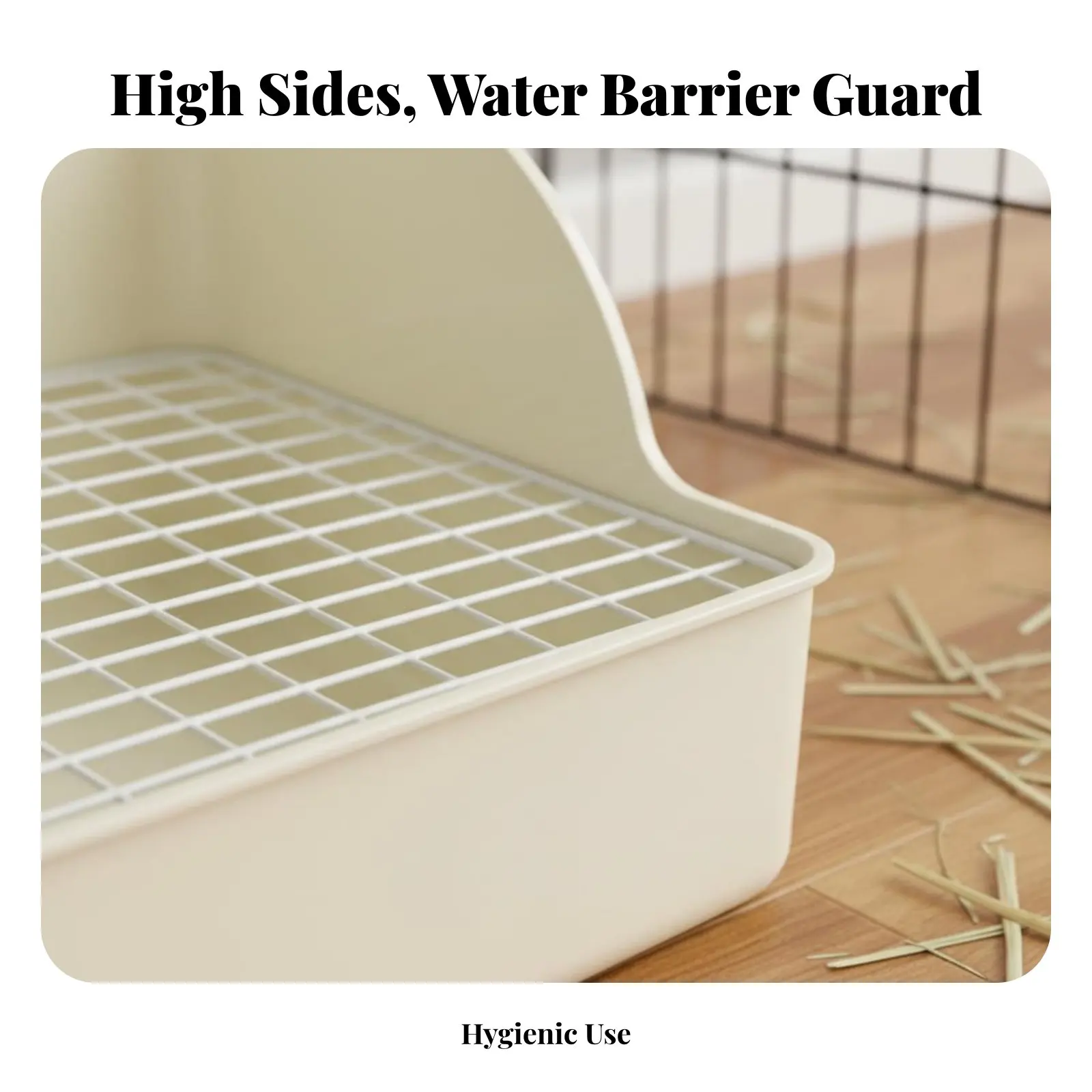 Hare Litter Box Large Size High-Rear Pet Toilet Square Pet Toilet with Grate Spill Resistant Guinea Pig Potty Potty Guide
Hare Litter Box Large Size High-Rear Pet Toilet Square Pet Toilet with Grate Spill Resistant Guinea Pig Potty Potty Guide