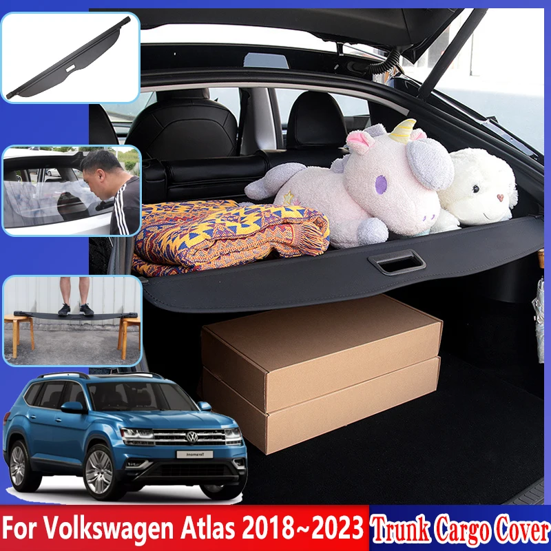 Car Trunk Curtain For Volkswagen Atlas 2023 Accessories VW Teramont 2018~2022 Rear Cargo Luggage Security Anti-scratch Interior
Car Trunk Curtain For Volkswagen Atlas 2023 Accessories VW Teramont 2018~2022 Rear Cargo Luggage Security Anti-scratch Interior