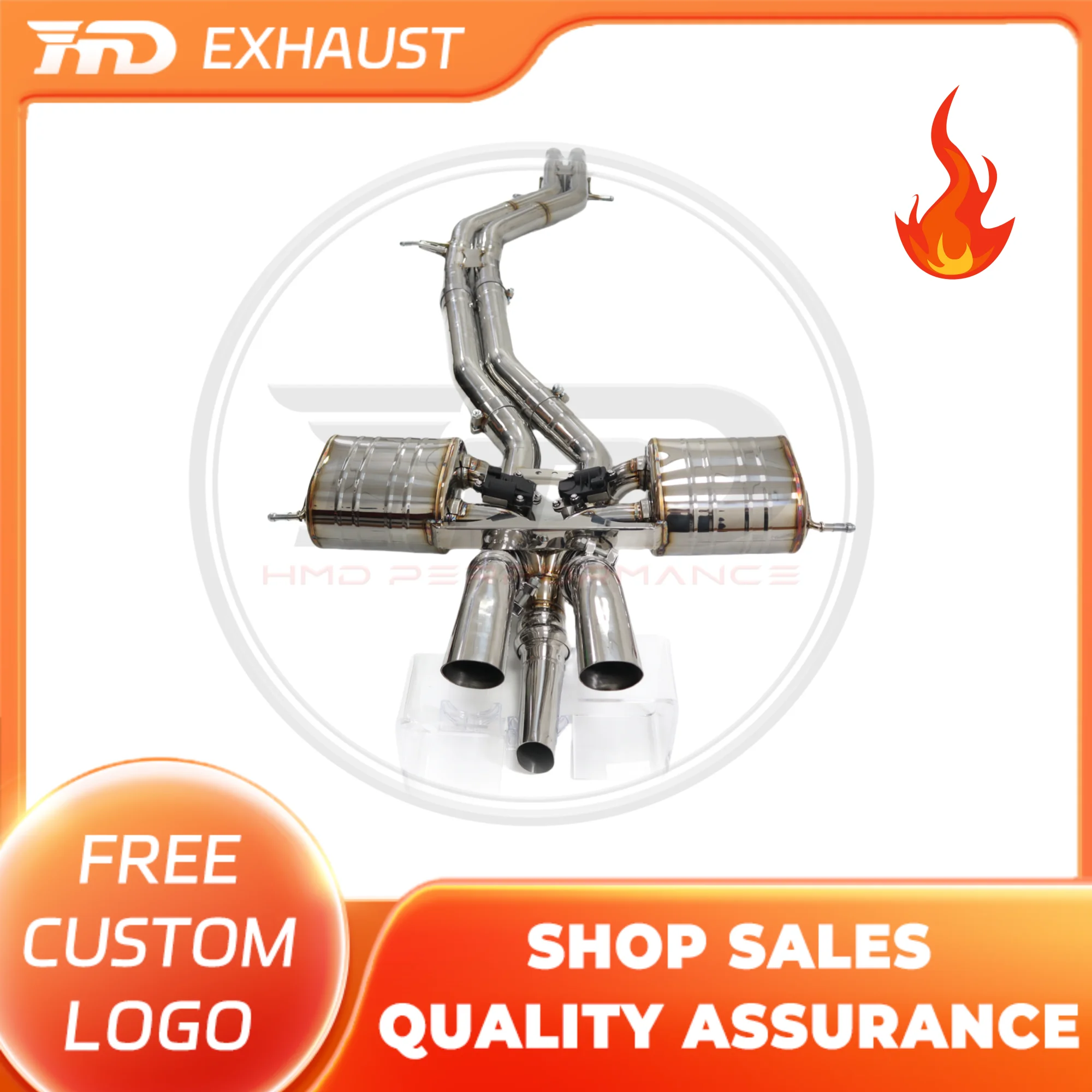 HMD Exclusive customization Exhaust System Stainless Steel Performance Catback for Lamborghini URUS 4.0T Muffler With Valve
HMD Exclusive customization Exhaust System Stainless Steel Performance Catback for Lamborghini URUS 4.0T Muffler With Valve