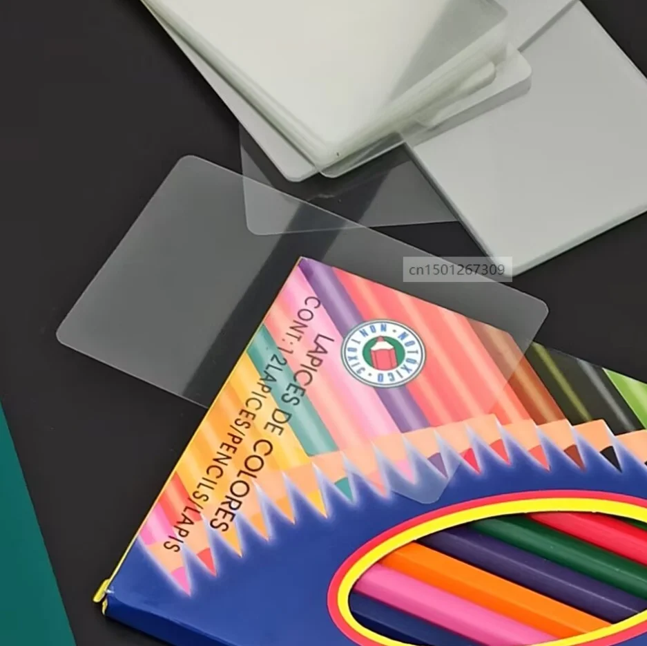 50 прозрачных ацетатных прозрачных листов, пустые прозрачные пластиковые визитные карточки, толщина 0,25 мм, очень тонкие
50 прозрачных ацетатных прозрачных листов, пустые прозрачные пластиковые визитные карточки, толщина 0,25 мм, очень тонкие