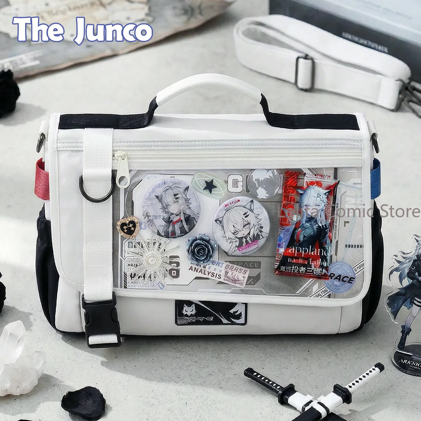 Original Design Arknights Anime Game Cosplay Lapland Ita Bag Single Shoulder Crossbody Bag Women Casual Daily Messenger Bag
Original Design Arknights Anime Game Cosplay Lapland Ita Bag Single Shoulder Crossbody Bag Women Casual Daily Messenger Bag