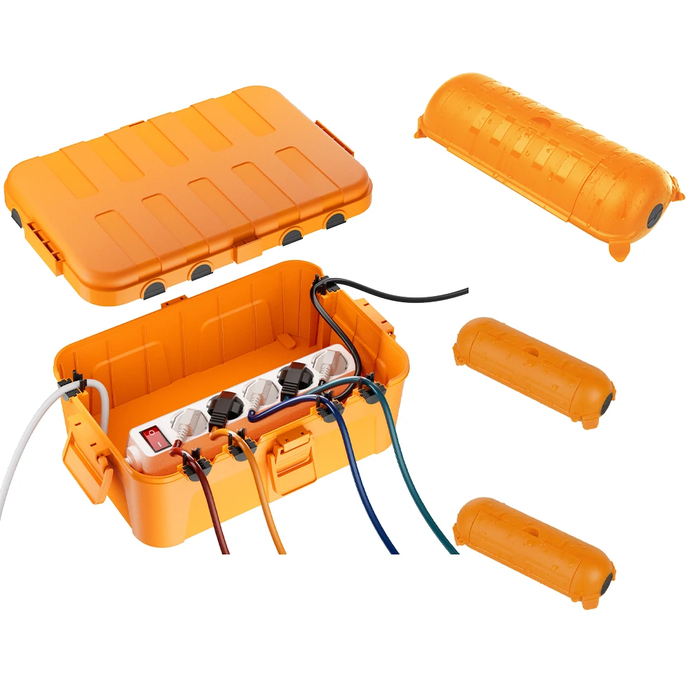 Weatherproof Electrical Box Set with Waterproof Protector Seal Christmas Decorative for Outdoor Power Outlet Plug Holiday Lights
Weatherproof Electrical Box Set with Waterproof Protector Seal Christmas Decorative for Outdoor Power Outlet Plug Holiday Lights