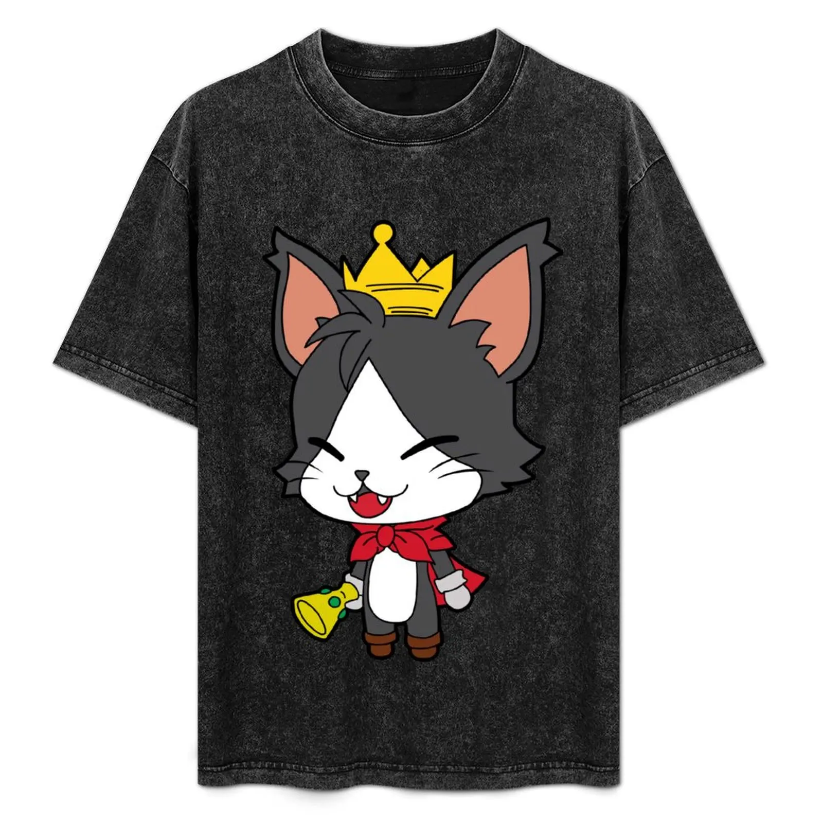 Cute Cait Sith T-Shirt Basic Solid Tee for Daily Use
Cute Cait Sith T-Shirt Basic Solid Tee for Daily Use