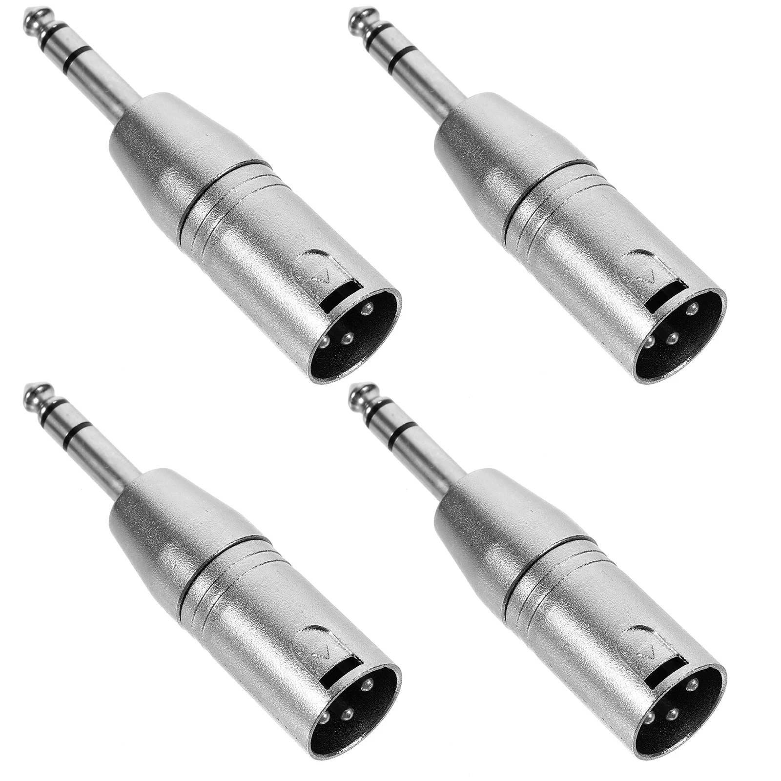 4 Pcs Adapter Metal 1/4 Trs Stereo 635mm to XLR Male Three-core Mixer Amplifier Audio *4pcs* Coupler Converter Silver
4 Pcs Adapter Metal 1/4 Trs Stereo 635mm to XLR Male Three-core Mixer Amplifier Audio *4pcs* Coupler Converter Silver