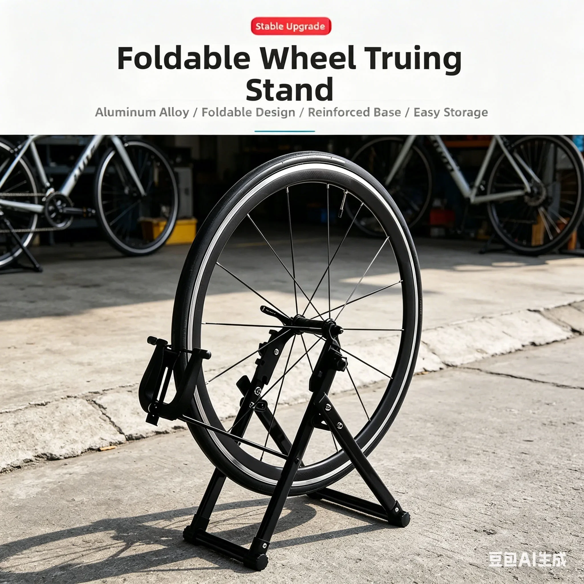 Folding Bicycle Repair Holder Versatile Quick Wheel Alignment Circle Adjustment Rack Mountain Bike Repair Station Replace Parts
Folding Bicycle Repair Holder Versatile Quick Wheel Alignment Circle Adjustment Rack Mountain Bike Repair Station Replace Parts