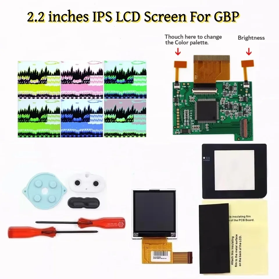 Hispeedido 2.2'' Drop in High Backlight IPS LCD Screen Brightness Kit No Need to Trim Shell For Game Boy Pocket No Solder
Hispeedido 2.2'' Drop in High Backlight IPS LCD Screen Brightness Kit No Need to Trim Shell For Game Boy Pocket No Solder