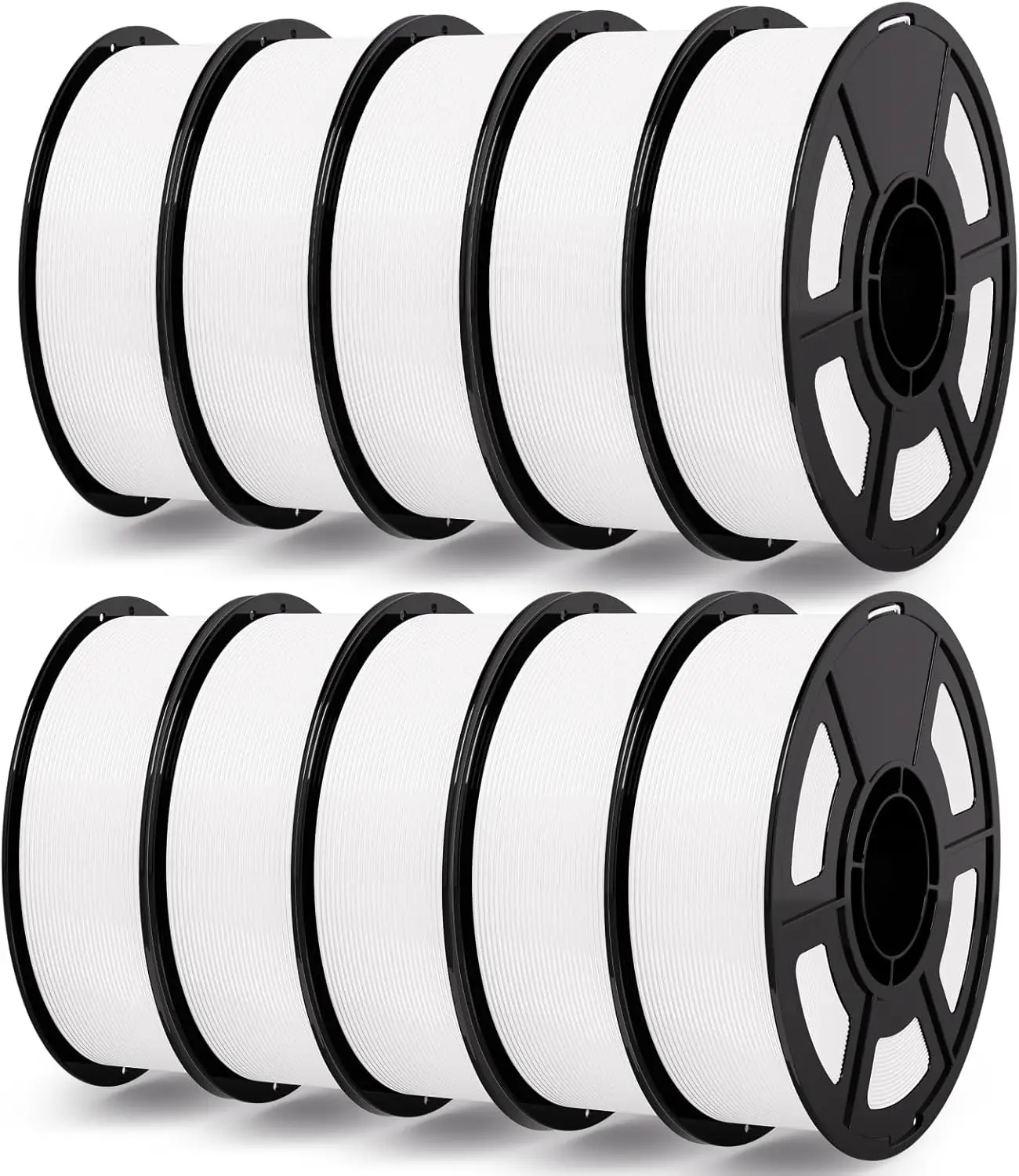 White PETG Filament 1.75mm Bundle 10KG 10 Spools, 3D Printer Filament 30-300mm/s, Dimensional Accuracy +/- 0.02mm
White PETG Filament 1.75mm Bundle 10KG 10 Spools, 3D Printer Filament 30-300mm/s, Dimensional Accuracy +/- 0.02mm