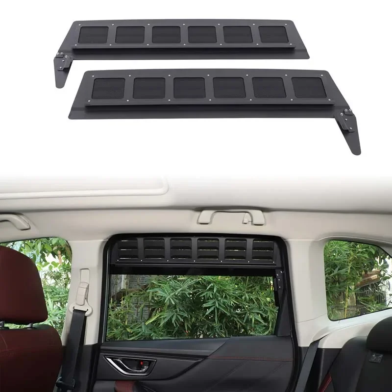2Pcs Aluminum alloy black For Subaru Forester 2019-2024 car rear ventilation blinds car modification protection accessories
2Pcs Aluminum alloy black For Subaru Forester 2019-2024 car rear ventilation blinds car modification protection accessories