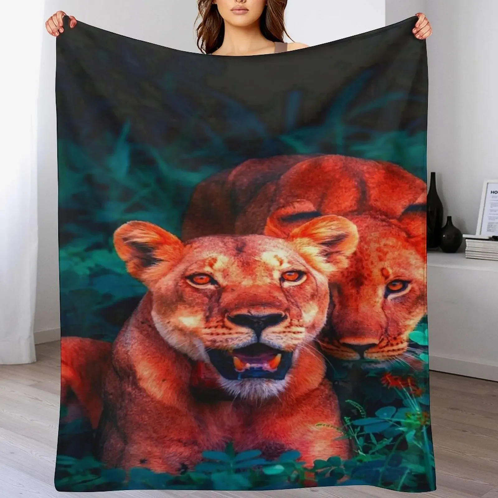 Lioness - The Queen by Cold Wild Throw Blanket All Season Soft Lightweight Blanket for Home
Lioness - The Queen by Cold Wild Throw Blanket All Season Soft Lightweight Blanket for Home