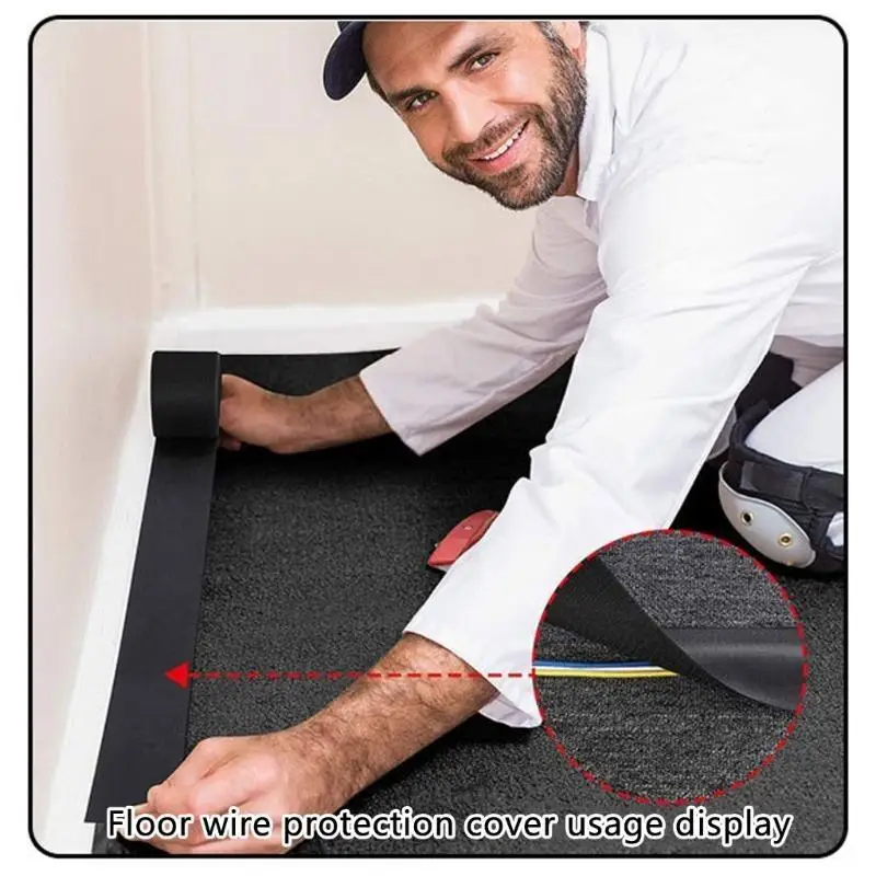 R6FE Floor Cable Cover Carpet Wire Protections Sleeve Cable Grip Floor Cable Cover Protector Cord Hider Management Cord Tube
R6FE Floor Cable Cover Carpet Wire Protections Sleeve Cable Grip Floor Cable Cover Protector Cord Hider Management Cord Tube