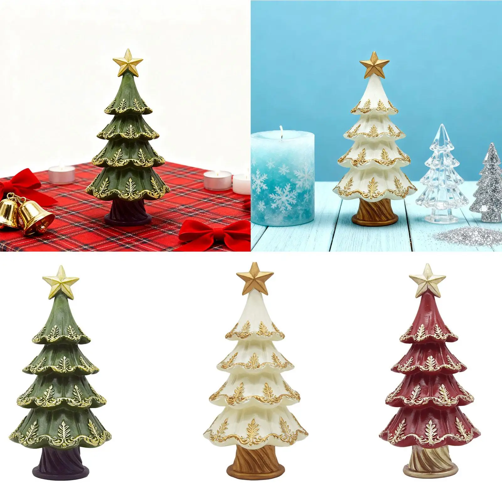 Xmas Resin Tree Figurine Ornament with Star Detail for Home Office Decoration and Christmas Party Collectible Figure
Xmas Resin Tree Figurine Ornament with Star Detail for Home Office Decoration and Christmas Party Collectible Figure