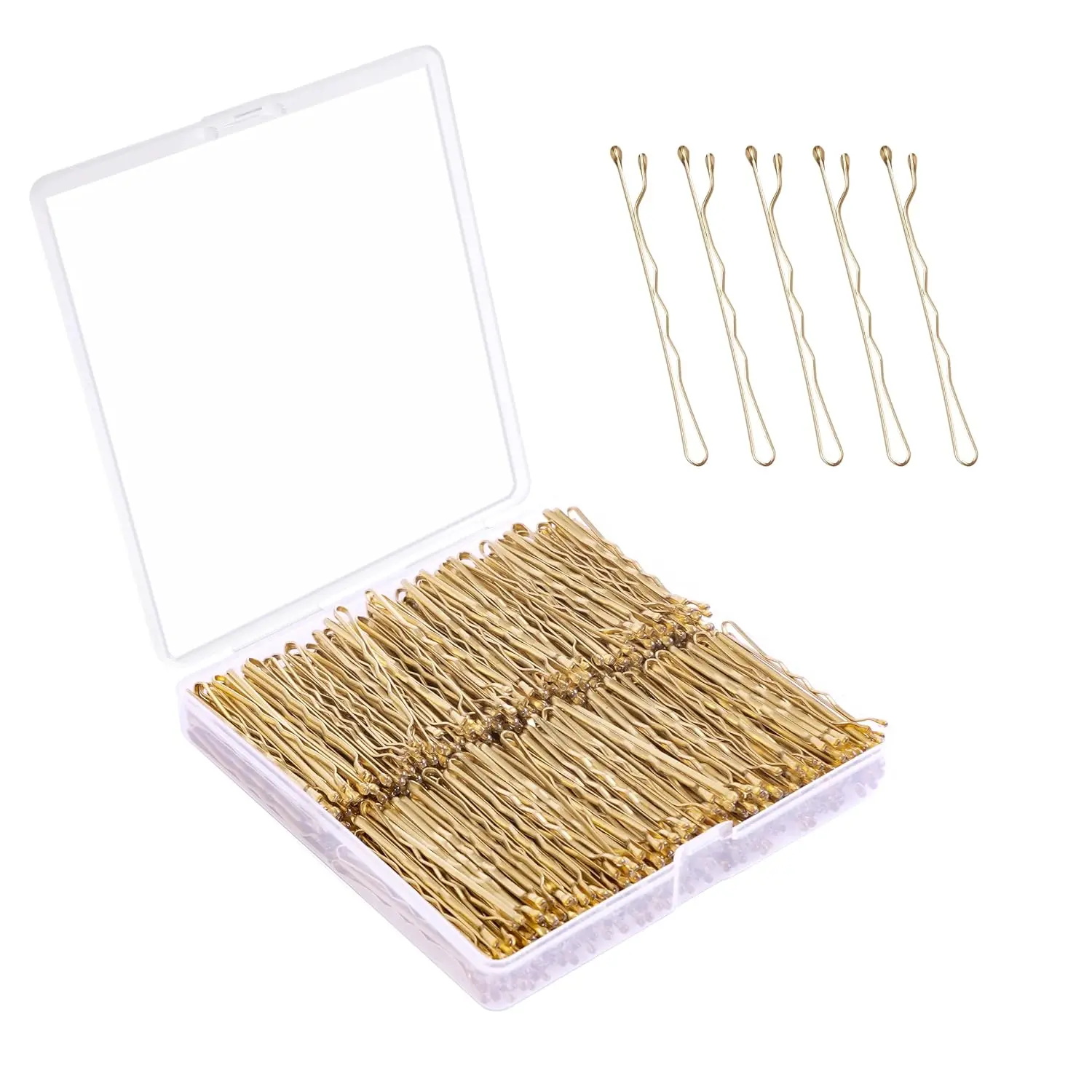 360 Pcs Blonde Bobby Pins, 2 Inch, Secure Hold for All Hair Types
360 Pcs Blonde Bobby Pins, 2 Inch, Secure Hold for All Hair Types