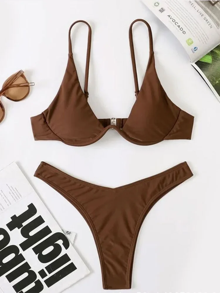 UETEEY 2025 Новый летний купальник, комплект бикини, сексуальный однотонный комплект бикини с открытой спиной, комплект из 2 предметов, женский разделенный купальник, пляжное бикини для отдыха
UETEEY 2025 Новый летний купальник, комплект бикини, сексуальный однотонный комплект бикини с открытой спиной, комплект из 2 предметов, женский разделенный купальник, пляжное бикини для отдыха